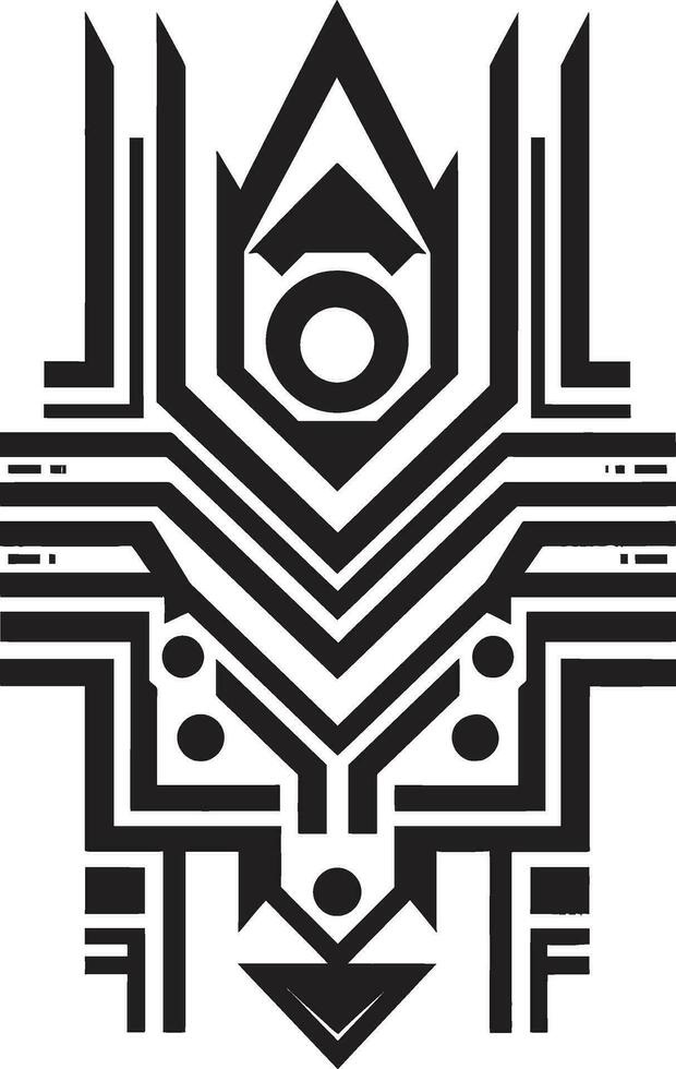 Electric Noir Frequency Vivid Tech Waveforms vector