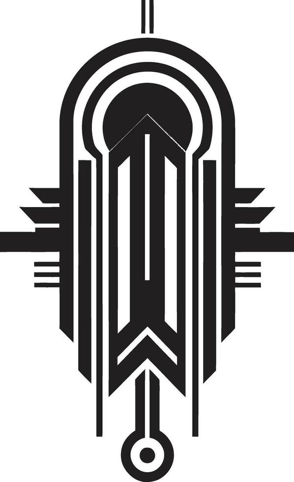 Electric Noir Symphony Cybernetic Dance Monochrome Pulse Fusion Abstract Electronica vector