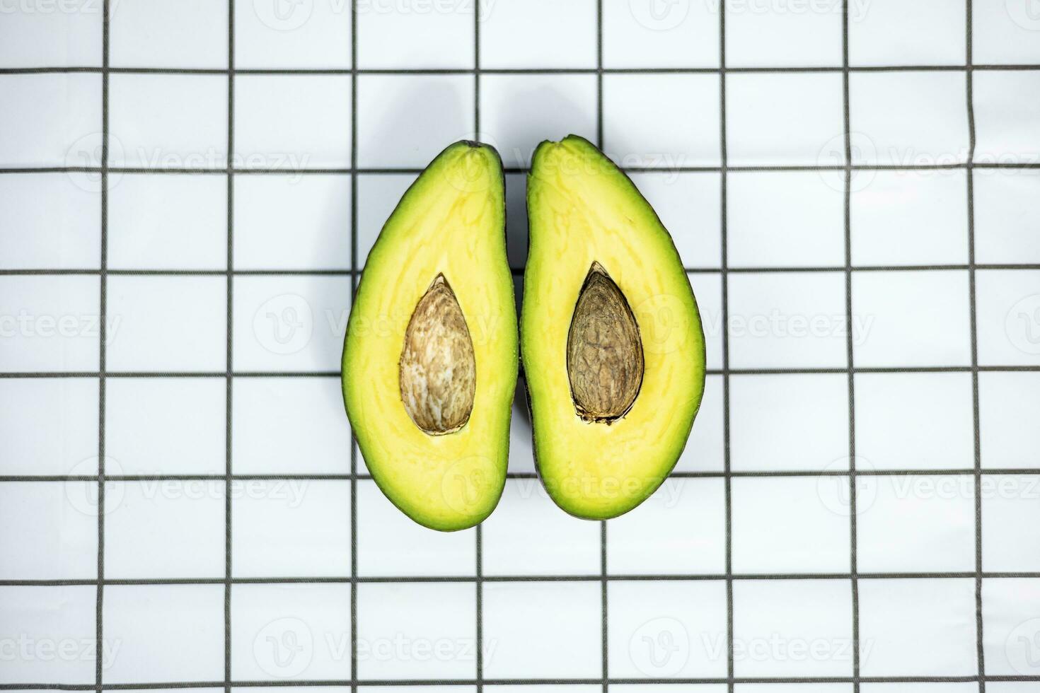 Cut In Half Avocado photo