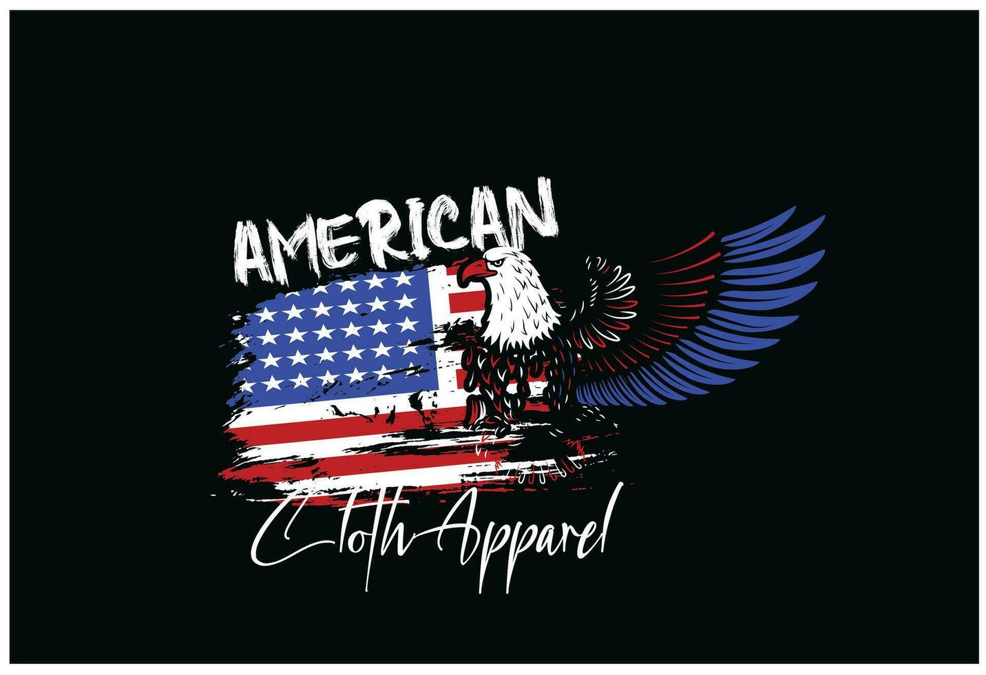 amercian t shirt apeal logo or vector illustration