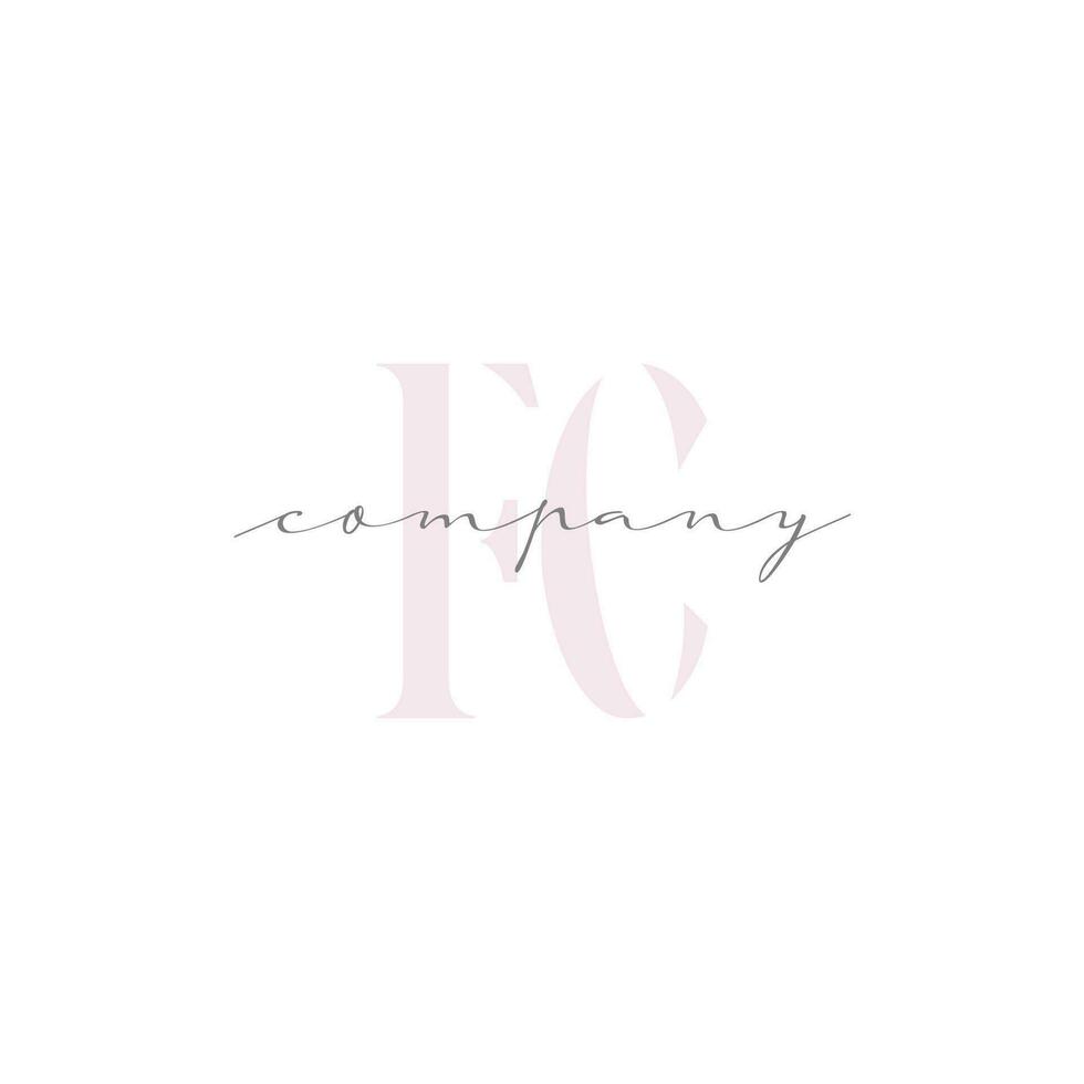 FC Beauty Initial Template Vector Design