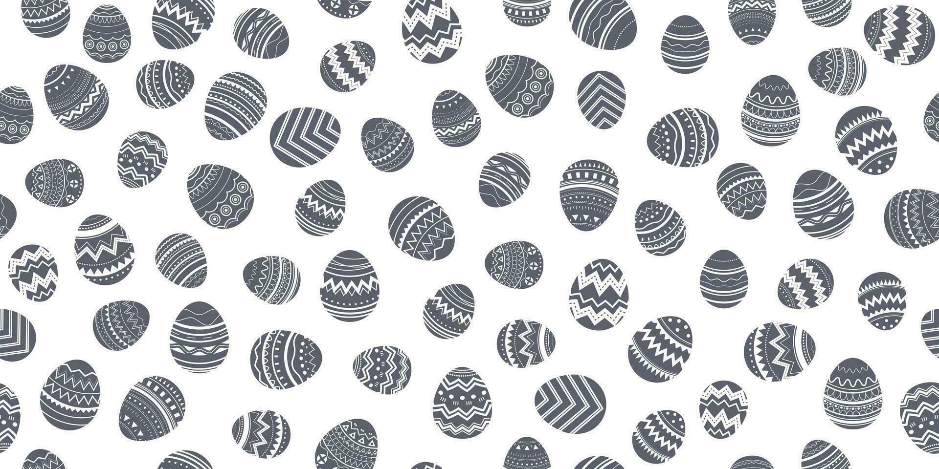 Seamless pattern Easter eggs for textiles, banners, wallpaper, wrapping vector design