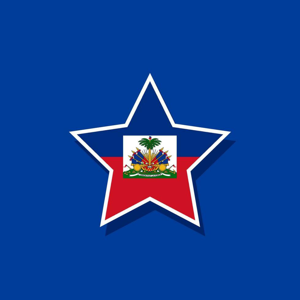 Flat vector star shaped North America flag official proportions. Vector eps 10