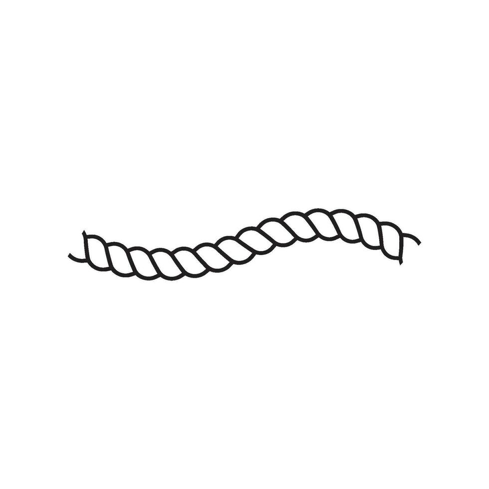 striped rope icon vector