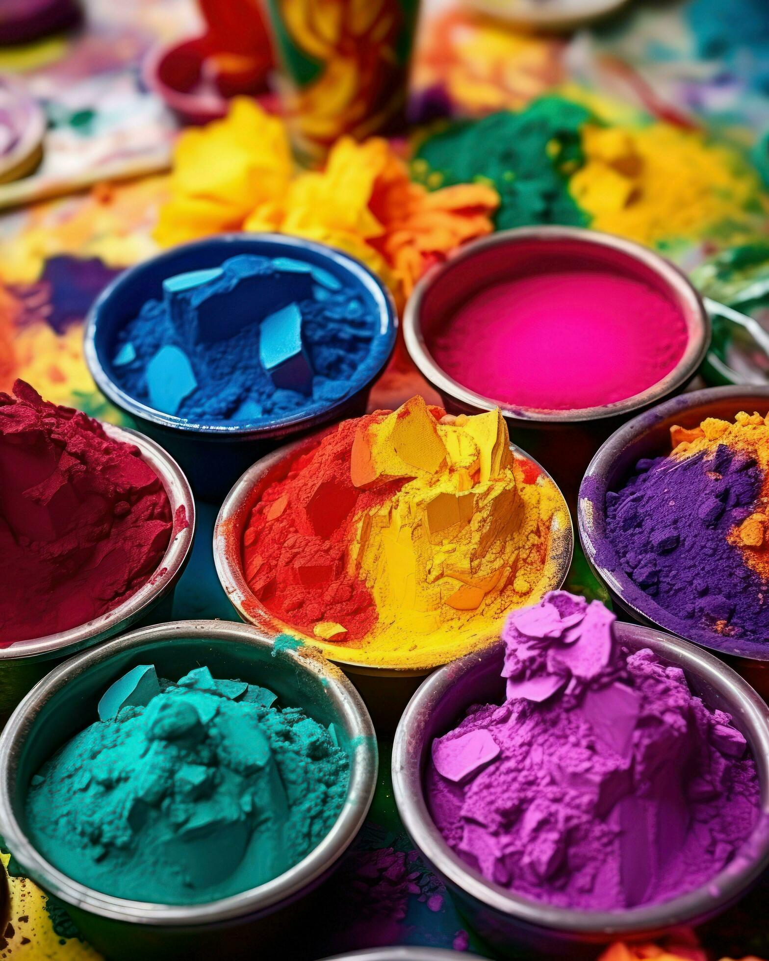 holi powder dance