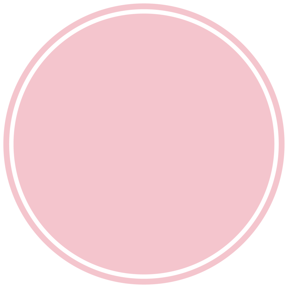 fond rond rose pour le texte. créer des messages, des histoires, des titres, des faits saillants. clipart png transparent