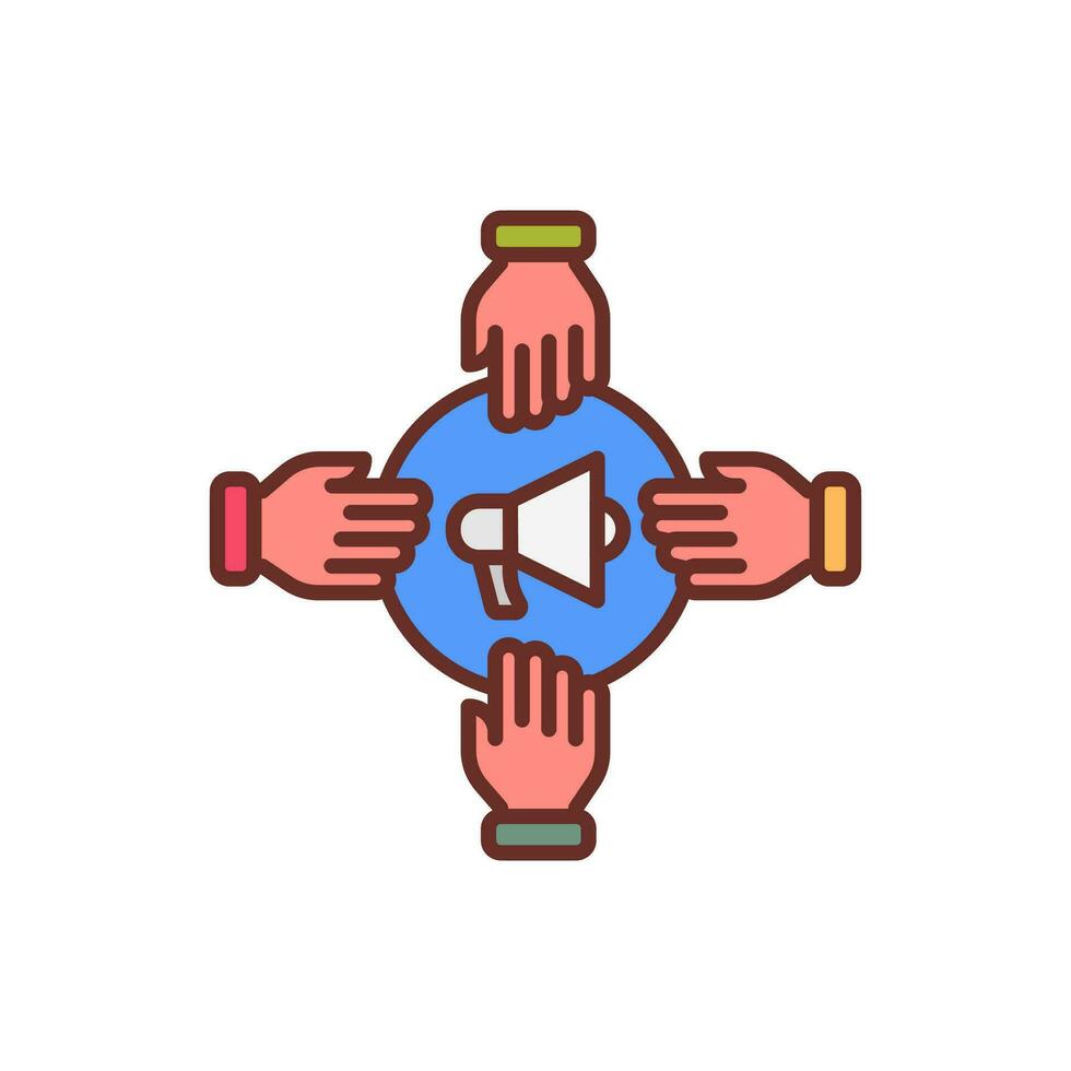 Brand Collaboration icon in vector. Illustration vector