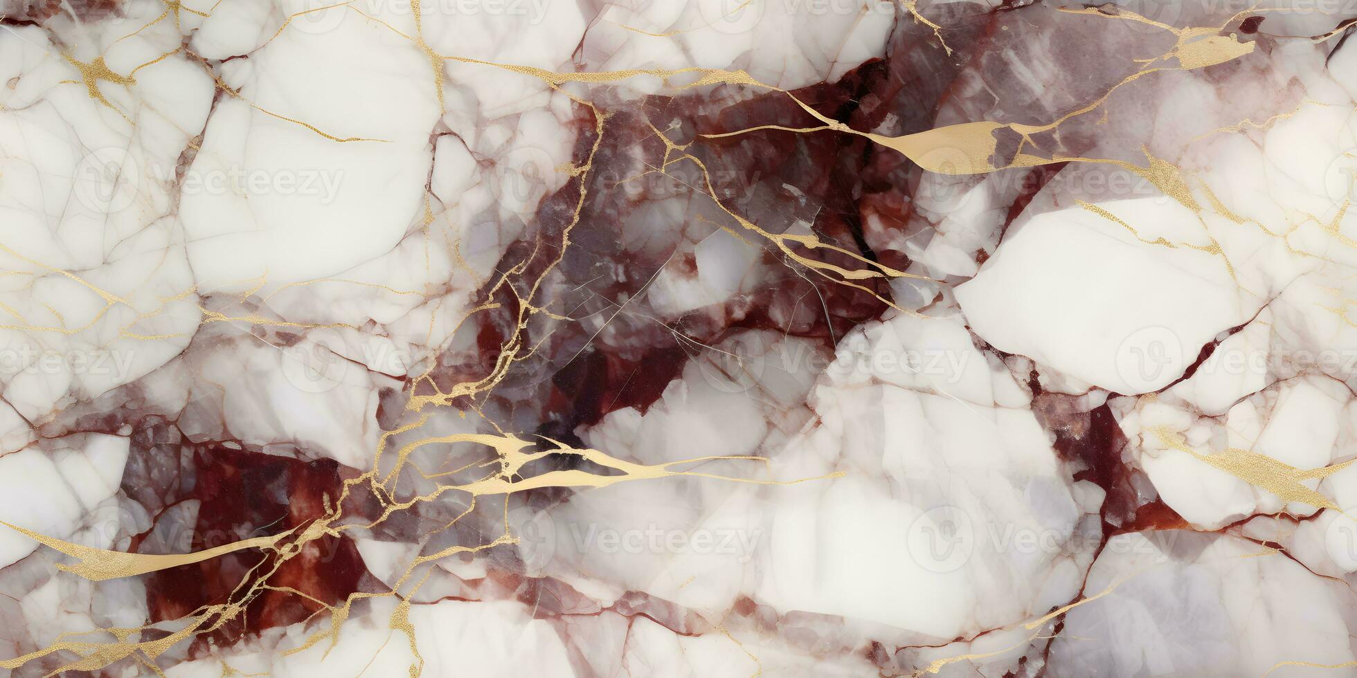 Marble granite dark pink and white with gold texture. Background wall surface seamless pattern graphic burgundy, cherry, ruby floor ceramic counter texture stone slab tile silver natural AI Generative photo