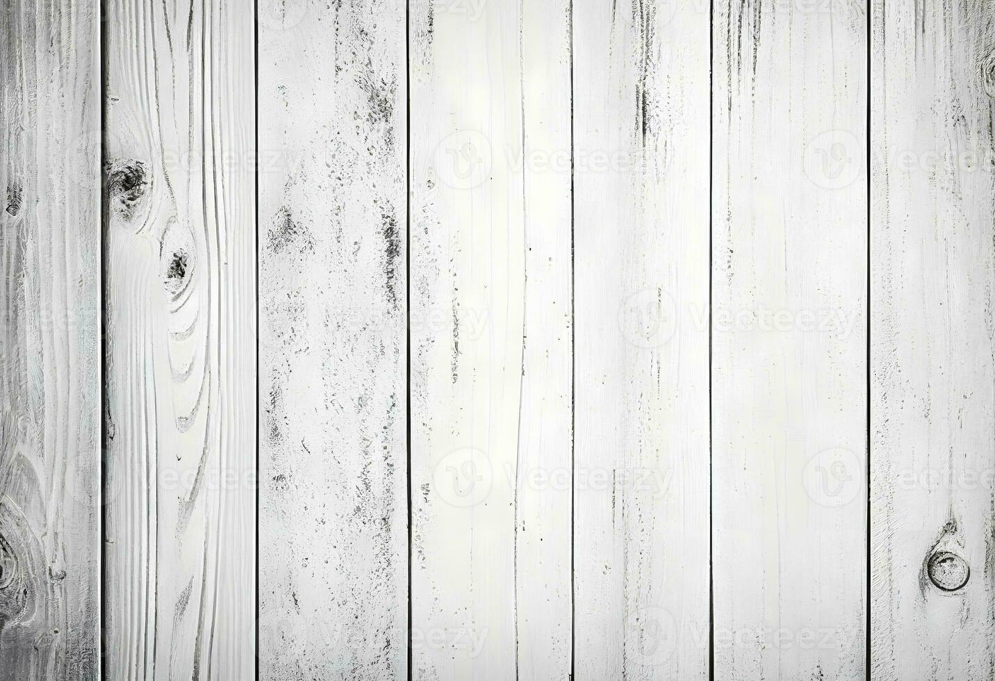 Wood texture. White wooden background. Gray table or floor. Pattern for plank and wooden wall. Old wood boards for vintage desk, surface and parquet. Grey timber panel for backdrop AI Generative photo