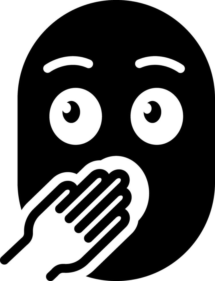 solid icon for oh vector