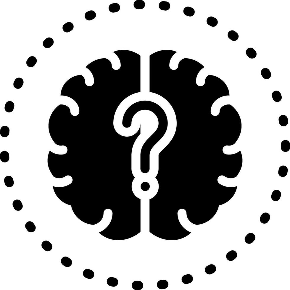 solid icon for thought vector