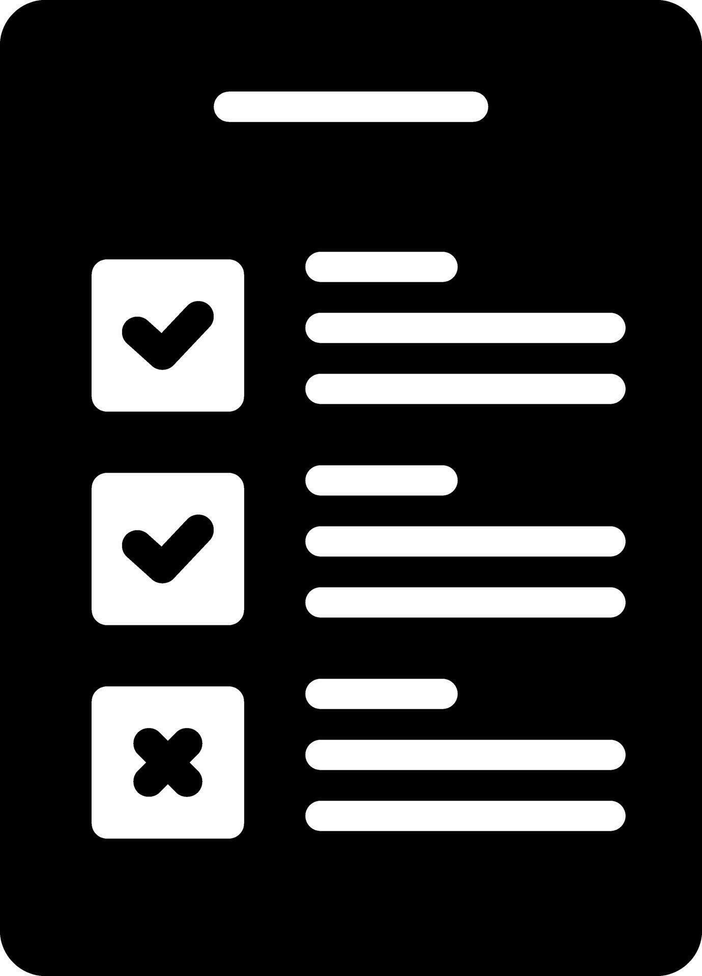 solid icon for checklist 33292161 Vector Art at Vecteezy