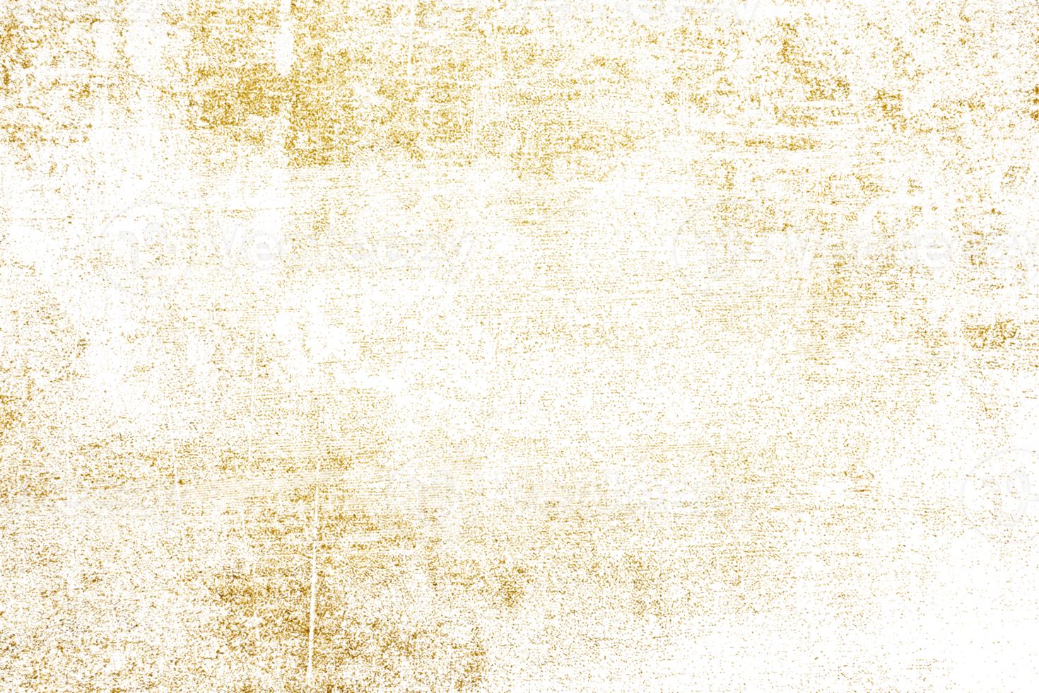 Gold splashes Texture. Grunge golden background pattern of cracks, scuffs, chips, stains, ink spots, lines on transparent background PNG file