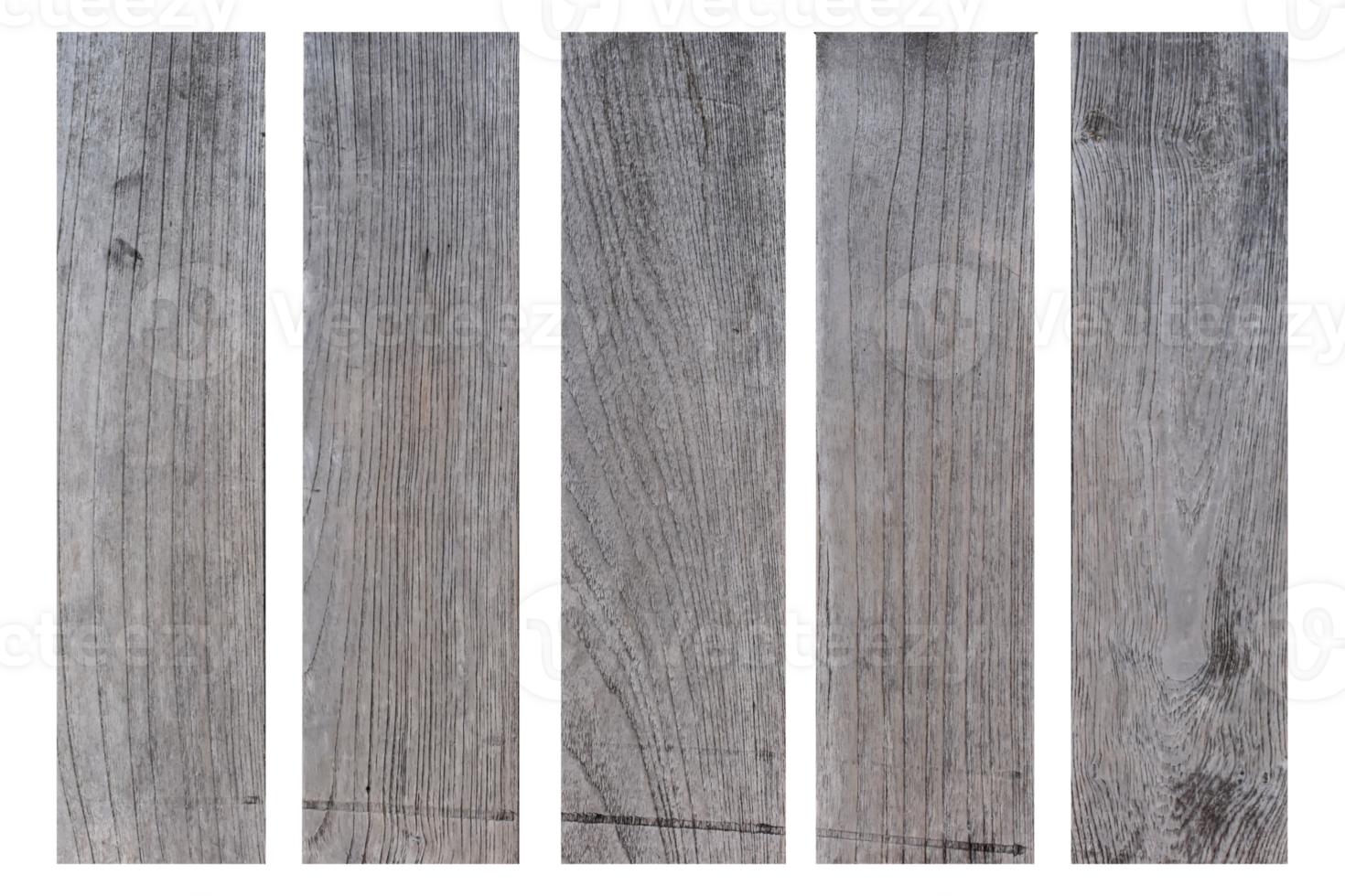collection of various empty wood panel isolated on transparent background. PNG Format
