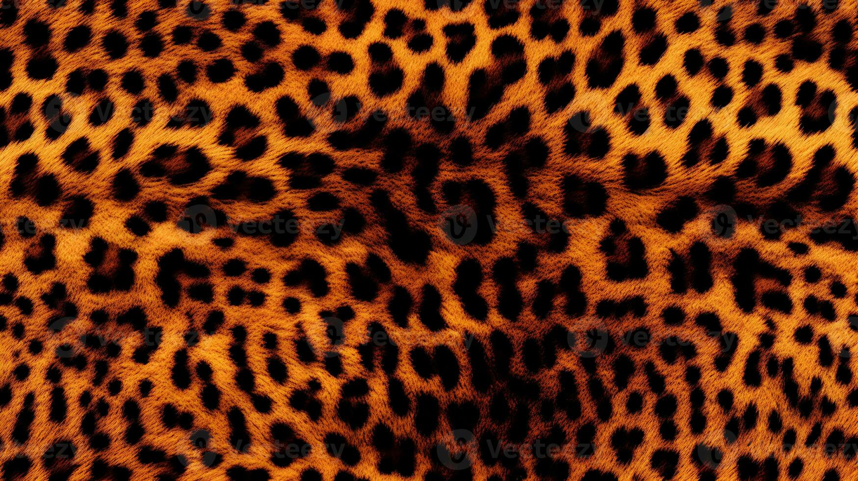 Close-up High detailed Leopard skin texture. Cheetah fur spot Wrapping paper seamless pattern for walllpaper, background and design art work AI Generative photo