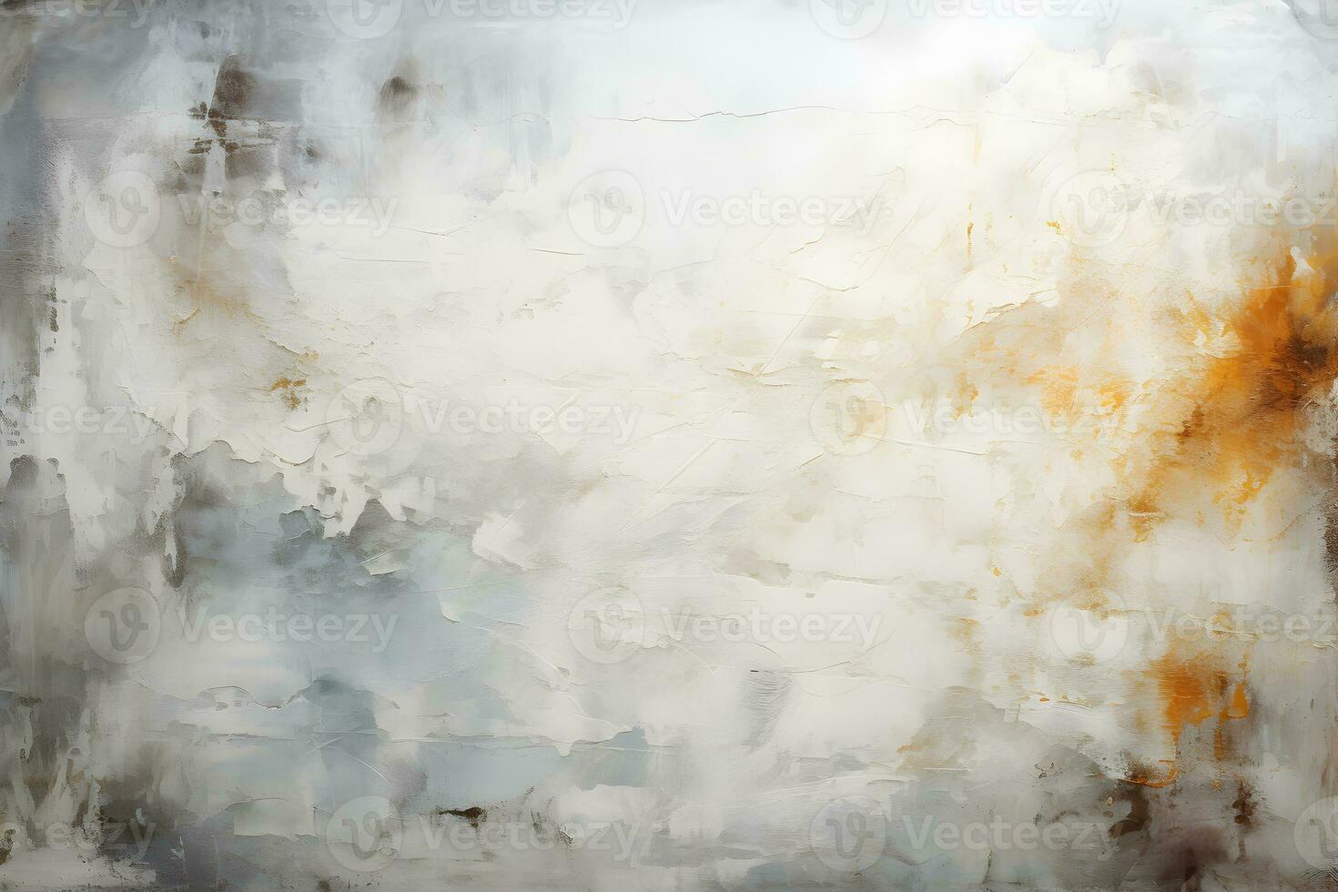 Acrylic blue and gold wall background Abstract painting for banner website texture. Oil art aquamarine and gold, glimmering, light orange and bronze, light gold and white sleek metallic AI Generative photo