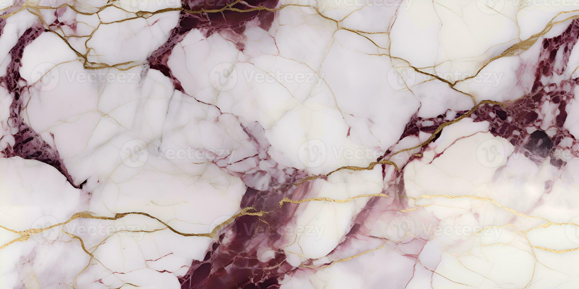 Marble granite dark pink and white with gold texture. Background wall surface seamless pattern graphic burgundy, cherry, ruby floor ceramic counter texture stone slab tile silver natural AI Generative photo