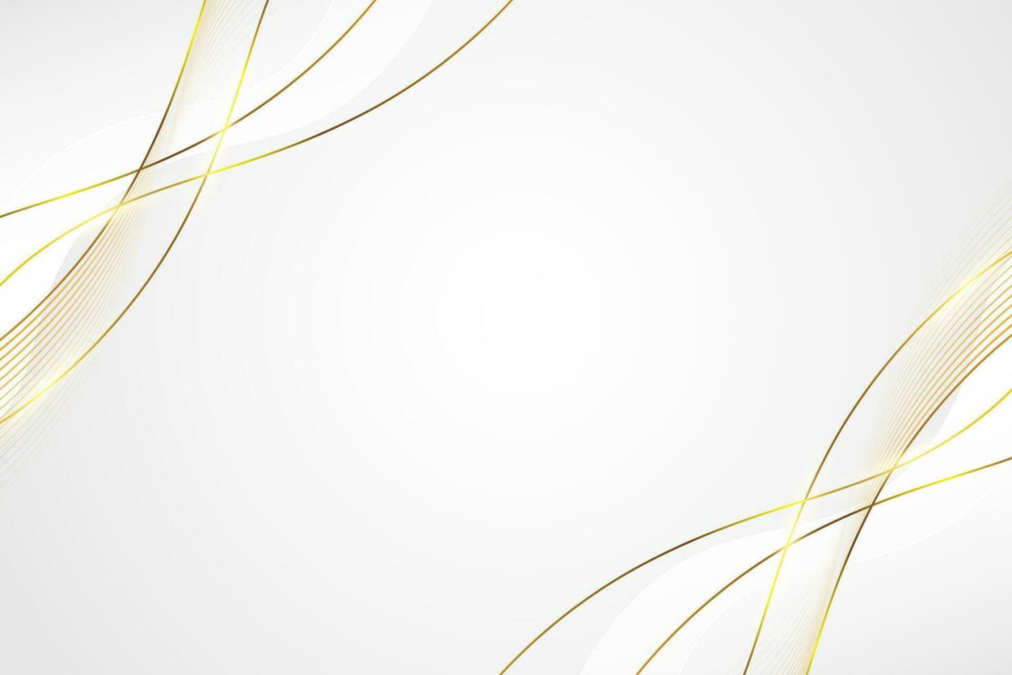 Golden wave on black background. Elegant concept design with golden lines vector