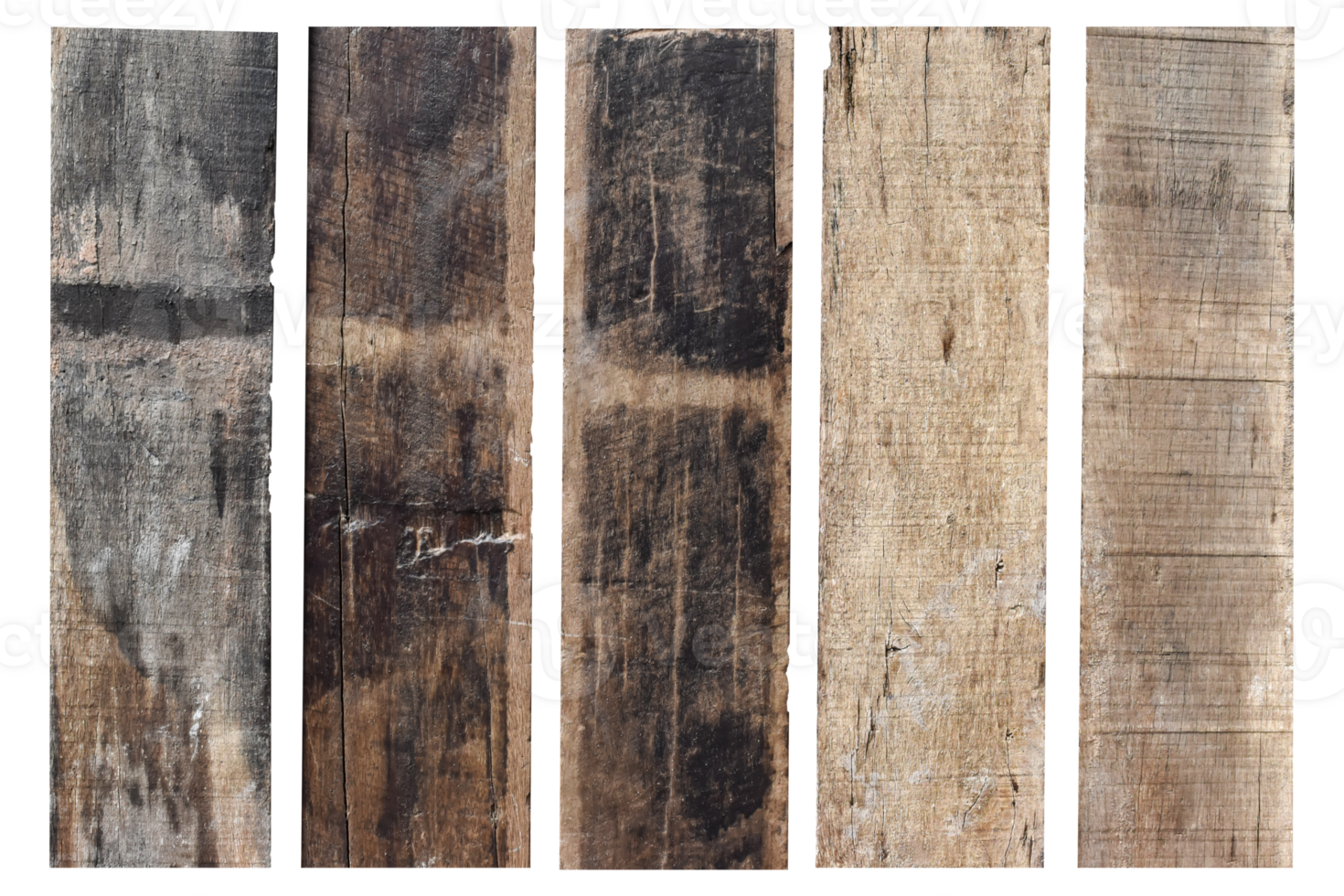 collezione di vario vuoto legna pannello isolato su trasparente sfondo. png formato