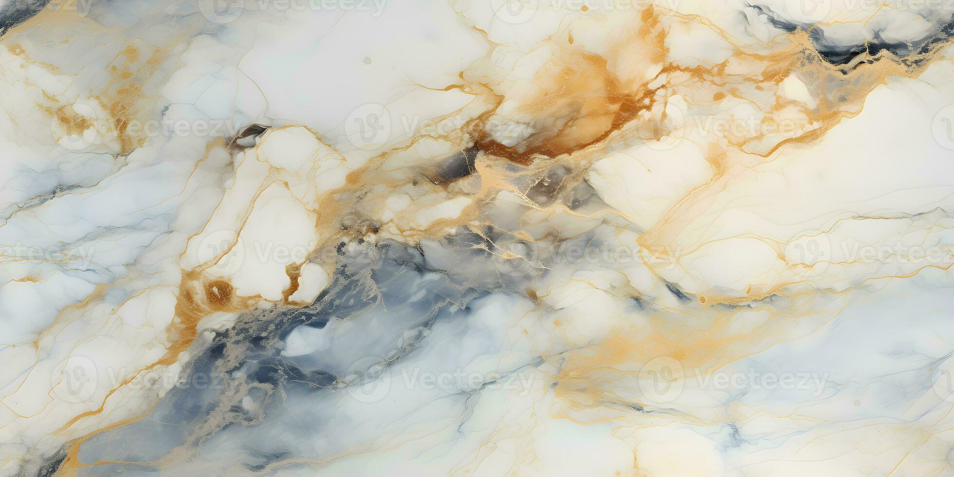 Close up Marble granite light sky-blue and light amber white with gold texture. Background wall surface pattern graphic light elegant gray floor ceramic counter texture stone slab smoot AI Generative photo