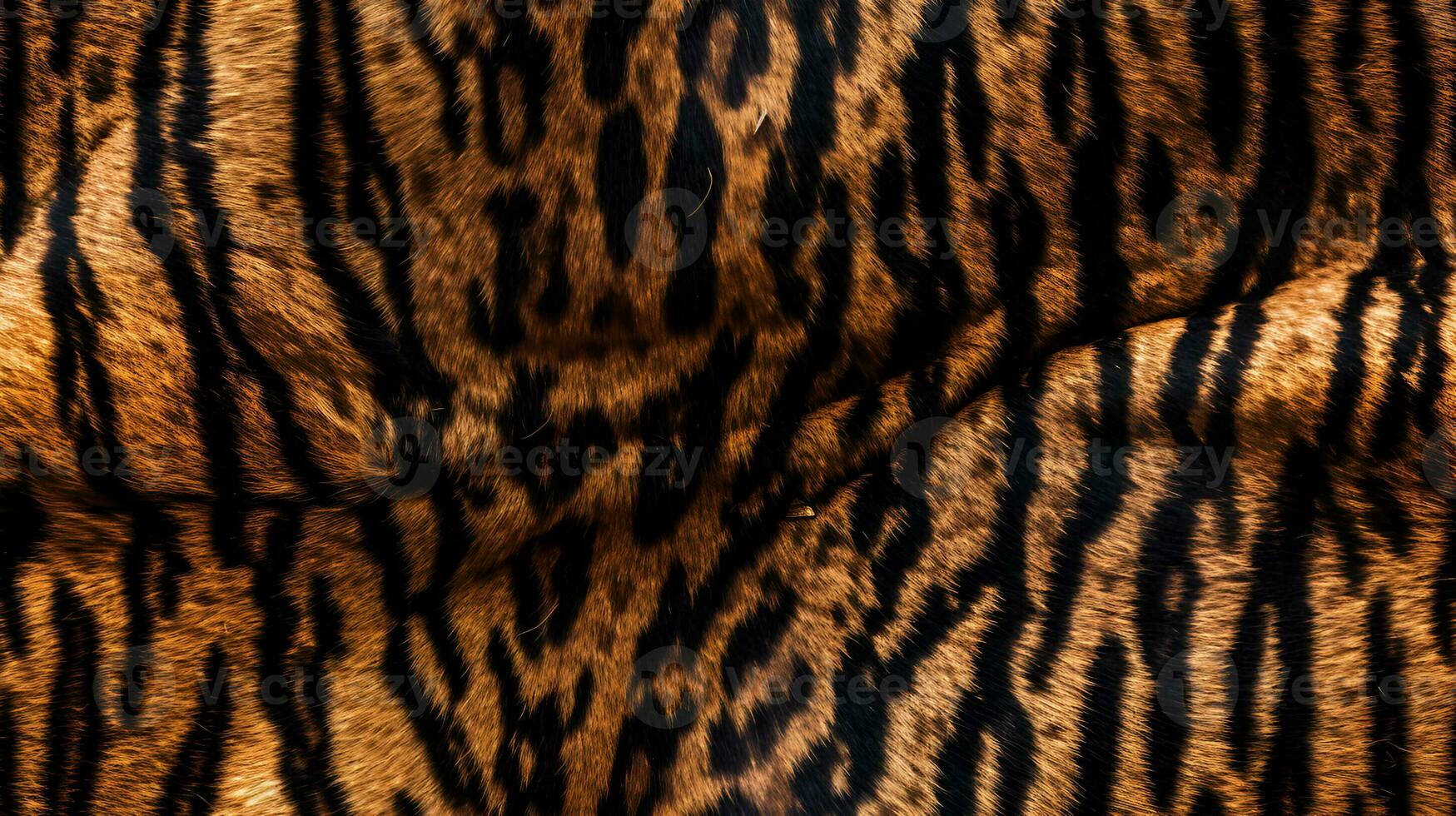 Close-up High detailed tiger skin texture. Cheetah fur spot Wrapping paper seamless pattern for walllpaper, background and design art work AI Generative photo