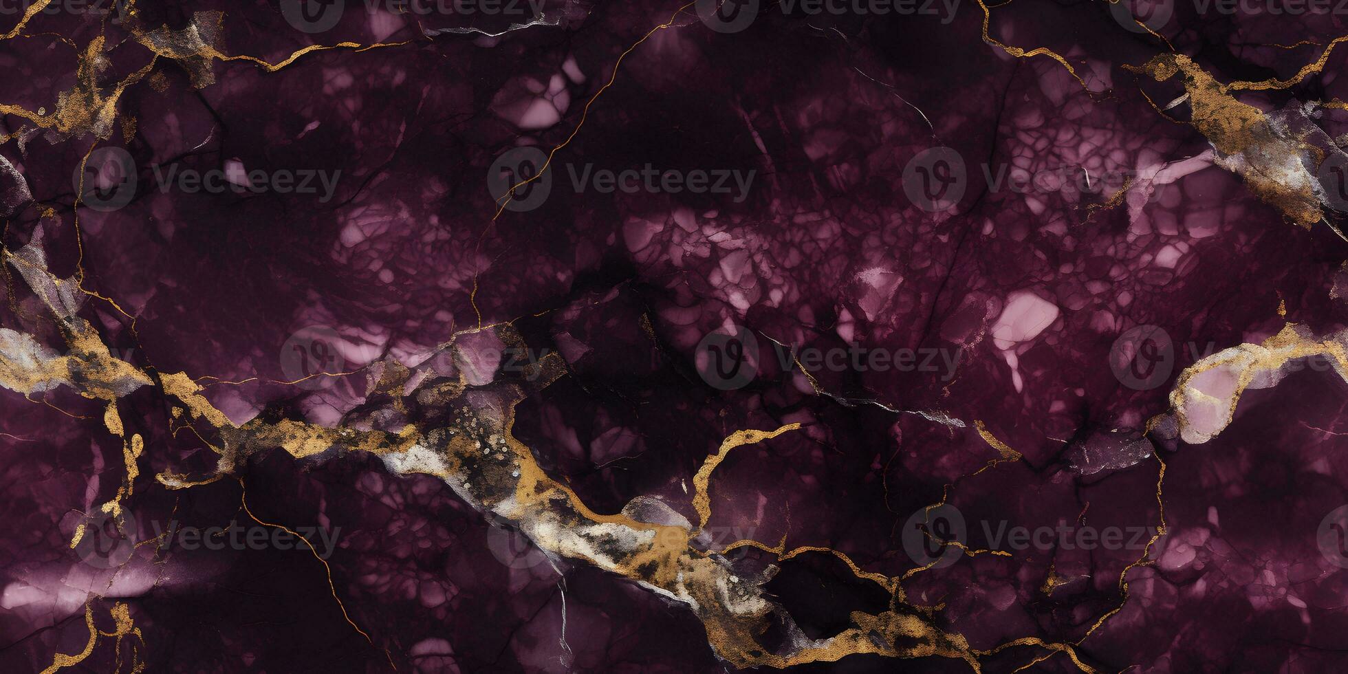 Marble granite dark pink and white with gold texture. Background wall surface seamless pattern graphic burgundy, cherry, ruby floor ceramic counter texture stone AI Generative photo