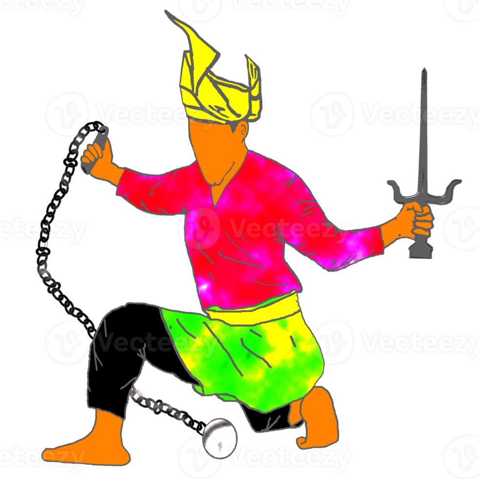 template icon Malay traditional Martial Art png
