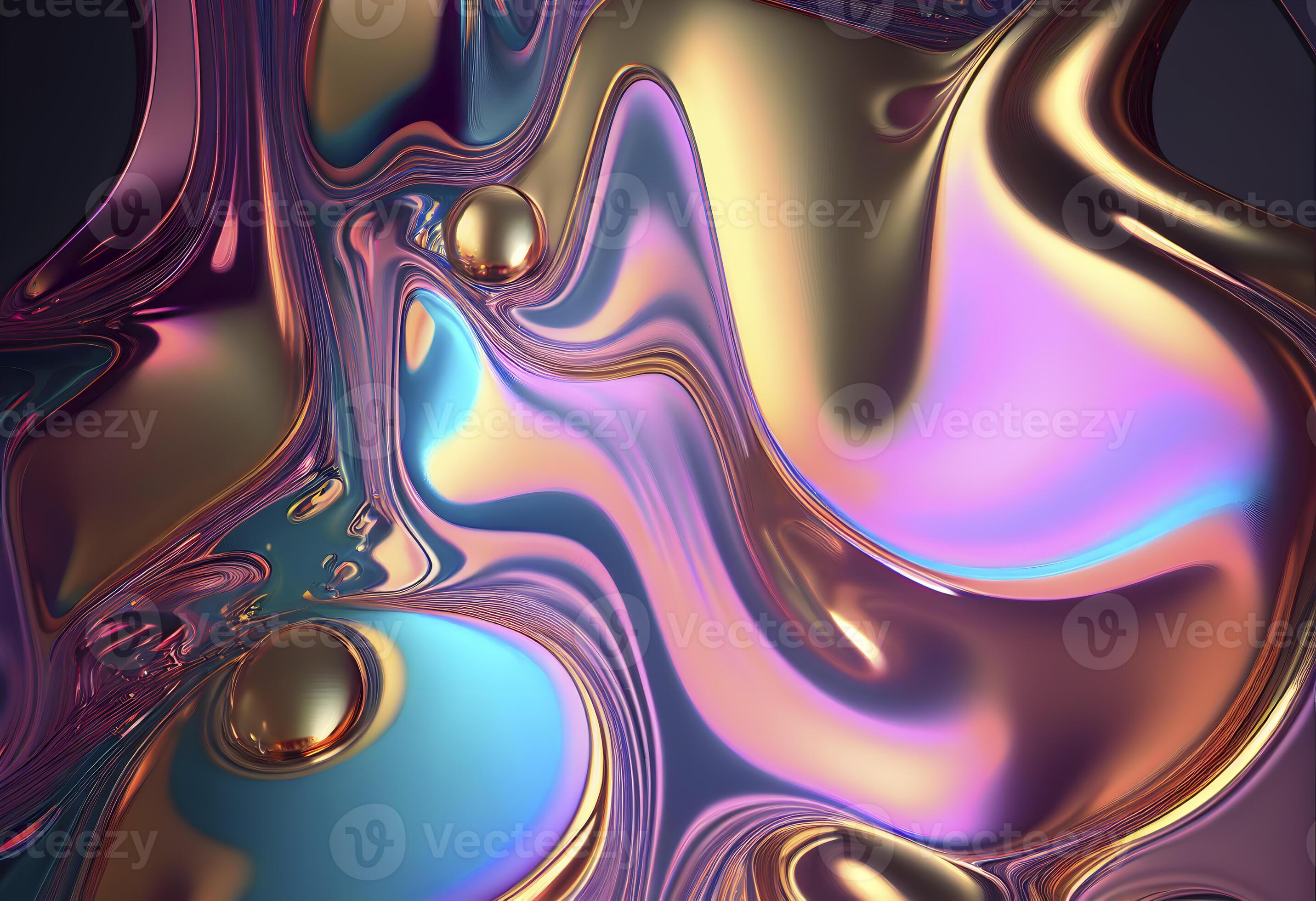 Textured Iridescent Fabric Background - Stock Motion Graphics