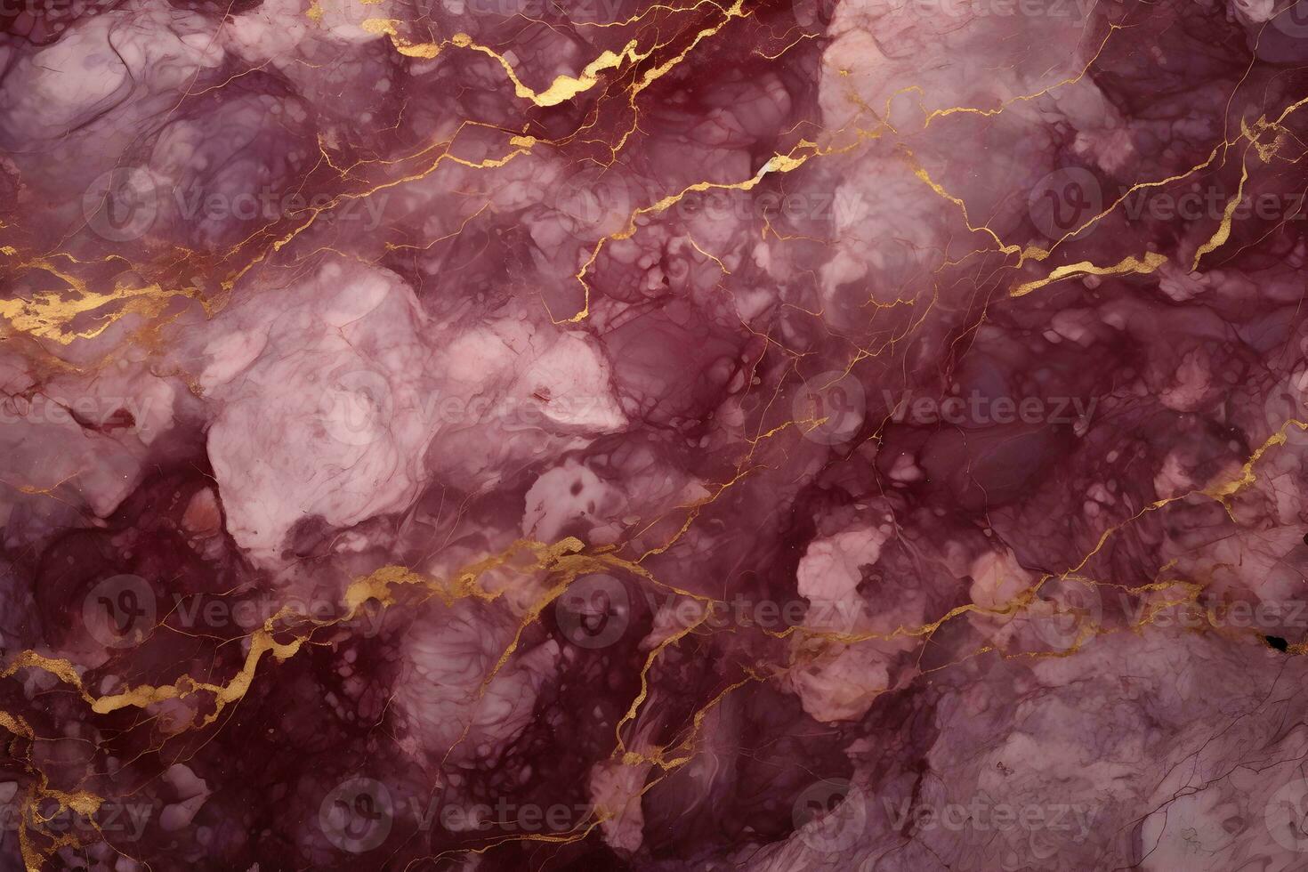 Marble granite dark pink and white with gold texture. Background wall surface seamless pattern graphic burgundy, cherry, ruby floor ceramic counter texture stone AI Generative photo