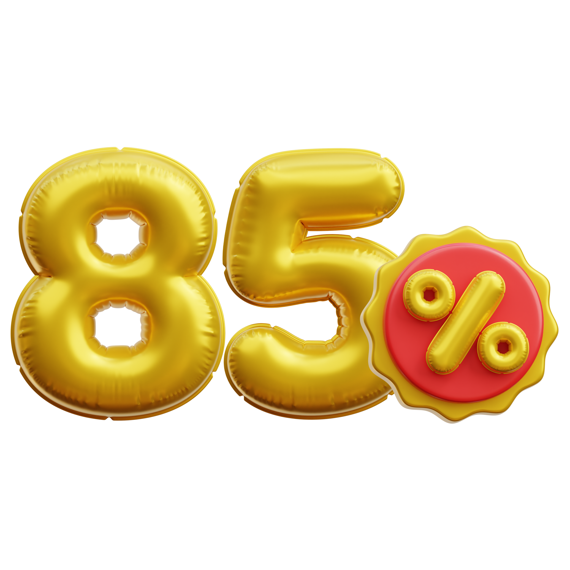 85 Percent Balloon 3D Icon Illustrations 33293339 PNG 85-percent-balloon-3d-icon-illustrations-33293339-png
