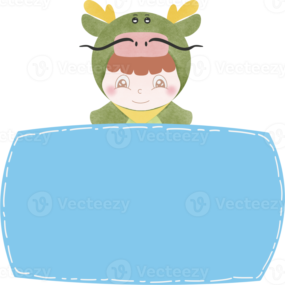 Dragon in note png