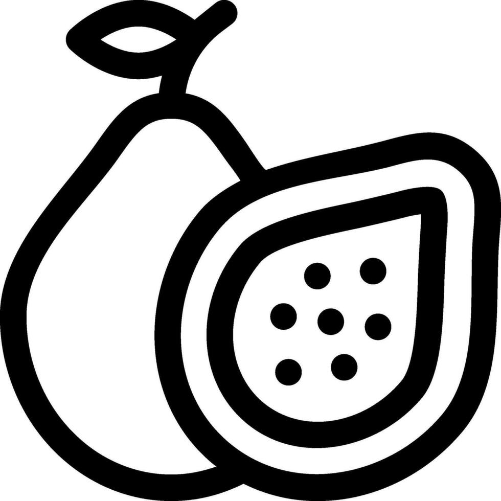 esta icono o logo es frutas icono o sano comiendo etc y lata ser usado para web, solicitud y logo diseño vector