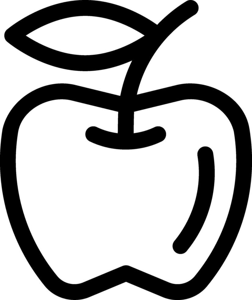 esta icono o logo es frutas icono o sano comiendo etc y lata ser usado para web, solicitud y logo diseño vector