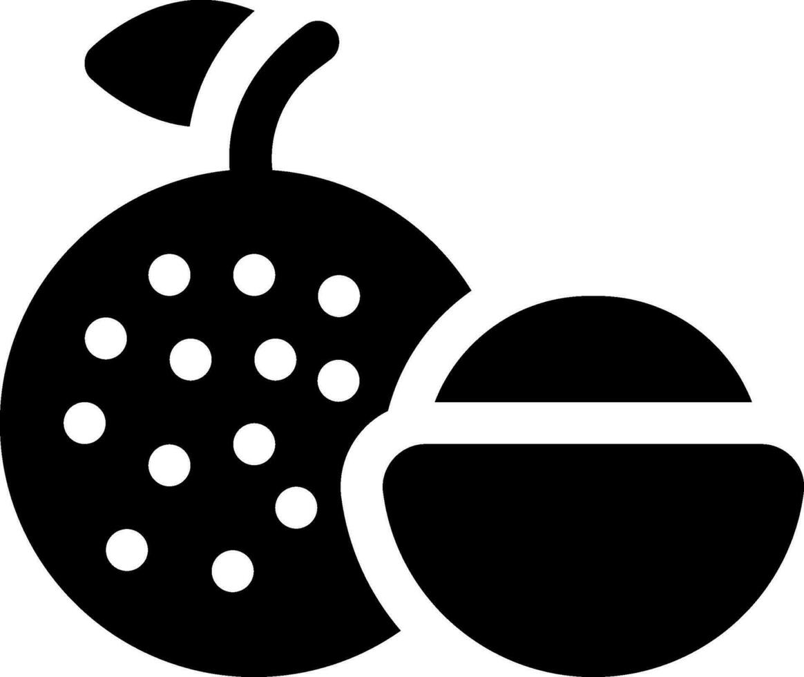 esta icono o logo es frutas icono o sano comiendo etc y lata ser usado para web, solicitud y logo diseño vector