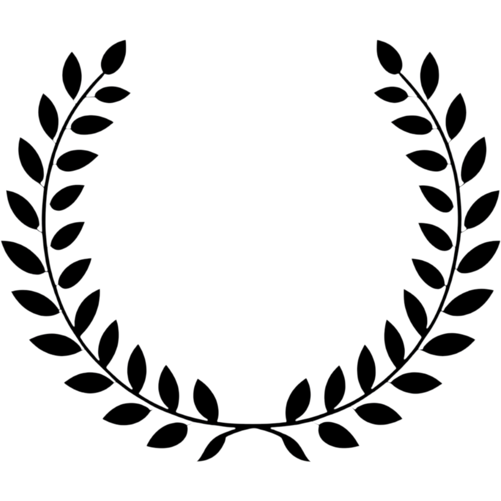 Round floral wreath. AI Generative png