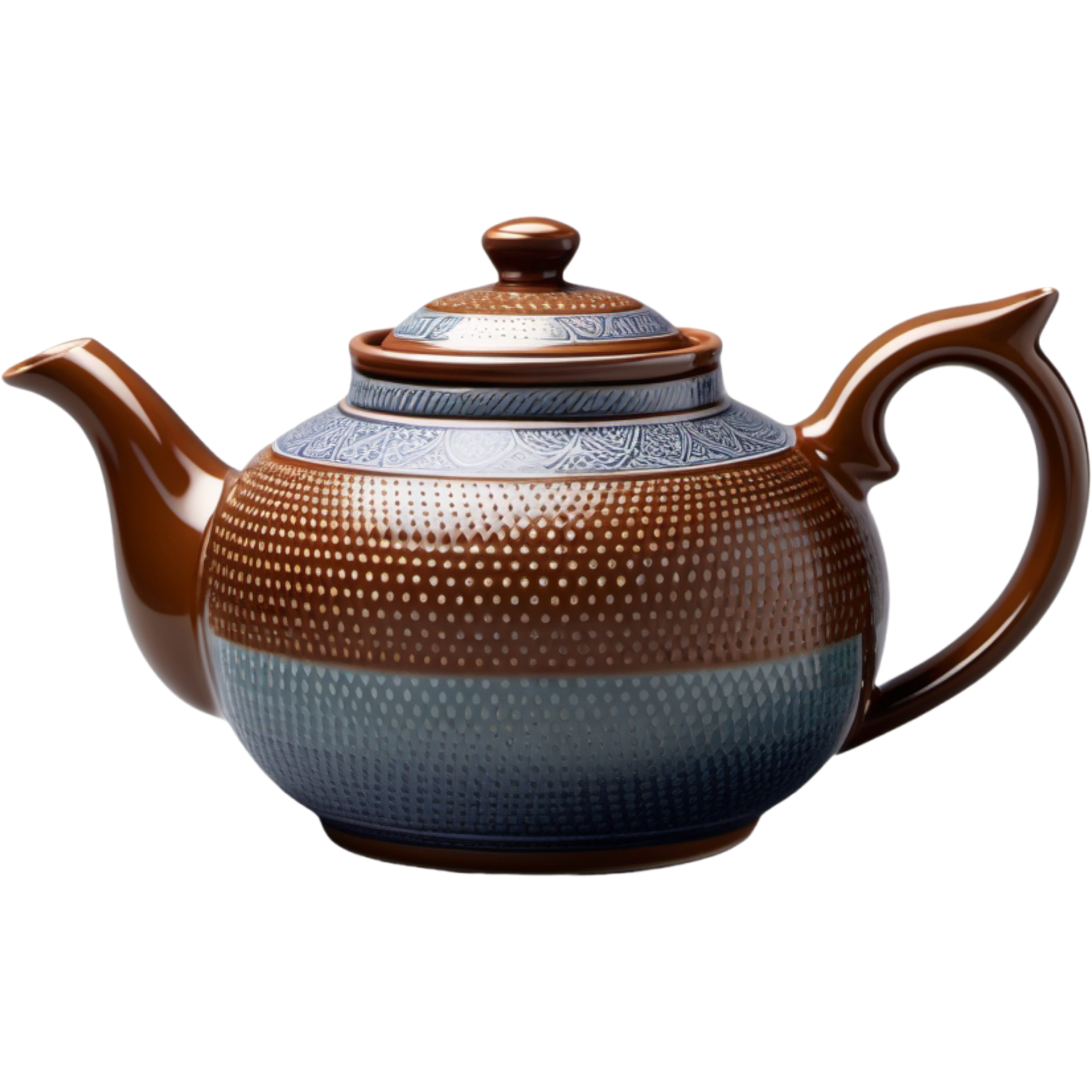 Realistic ceramic teapot. AI Generative 33293874 PNG