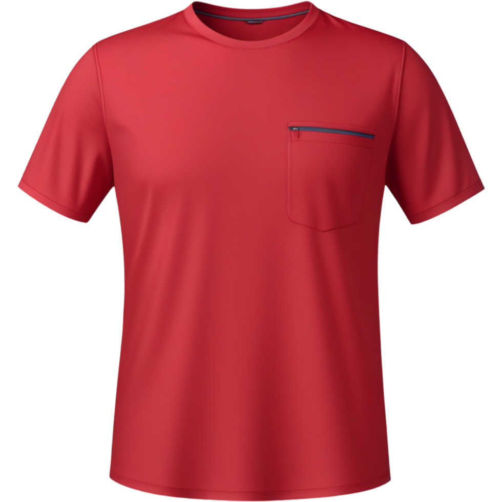 Realistic Red shirt. AI Generative png