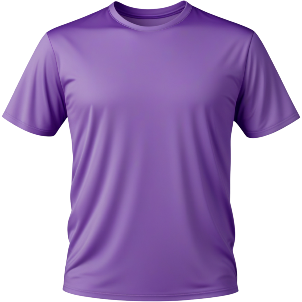 Purple shirt mockup. AI Generative png