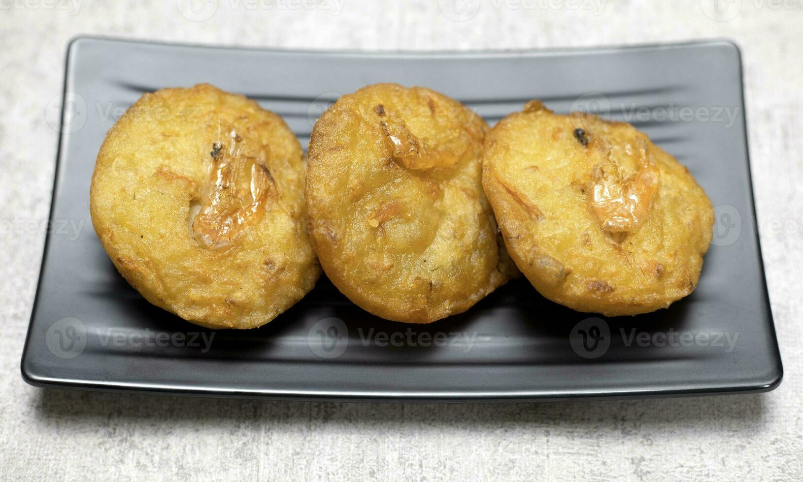 Delicious and tasty Bakwan, a traditional snack from Indonesia photo