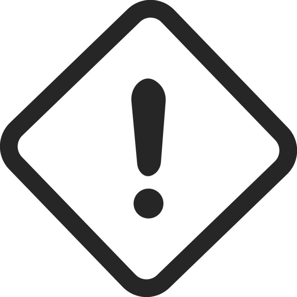 Black Exclamation mark icons in line style. Danger alarm . Caution risk business concept. Hazard warning attention sign with exclamation mark symbol. vector