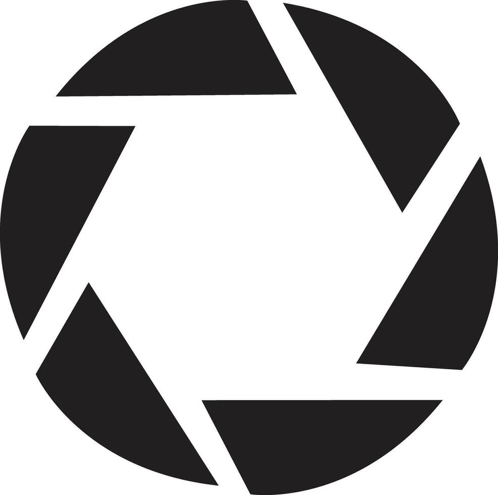 camera shutter icons. Camera lens diaphragm. Aperture icon. black camera. Camera shutter icons design. Camera lens diaphragm. vector