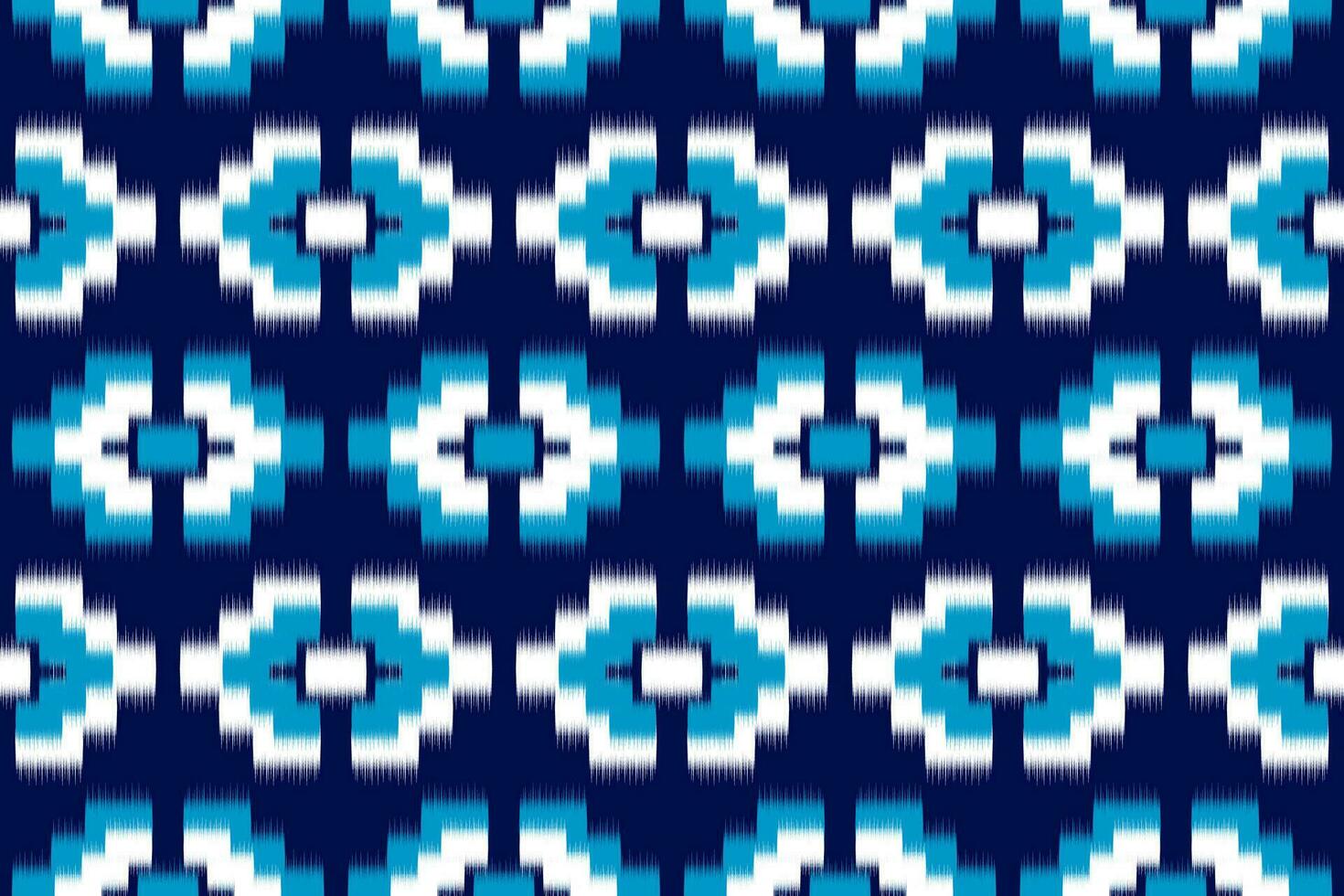 Fabric ethnic pattern art. Ikat seamless pattern in tribal. American, Mexican style. vector