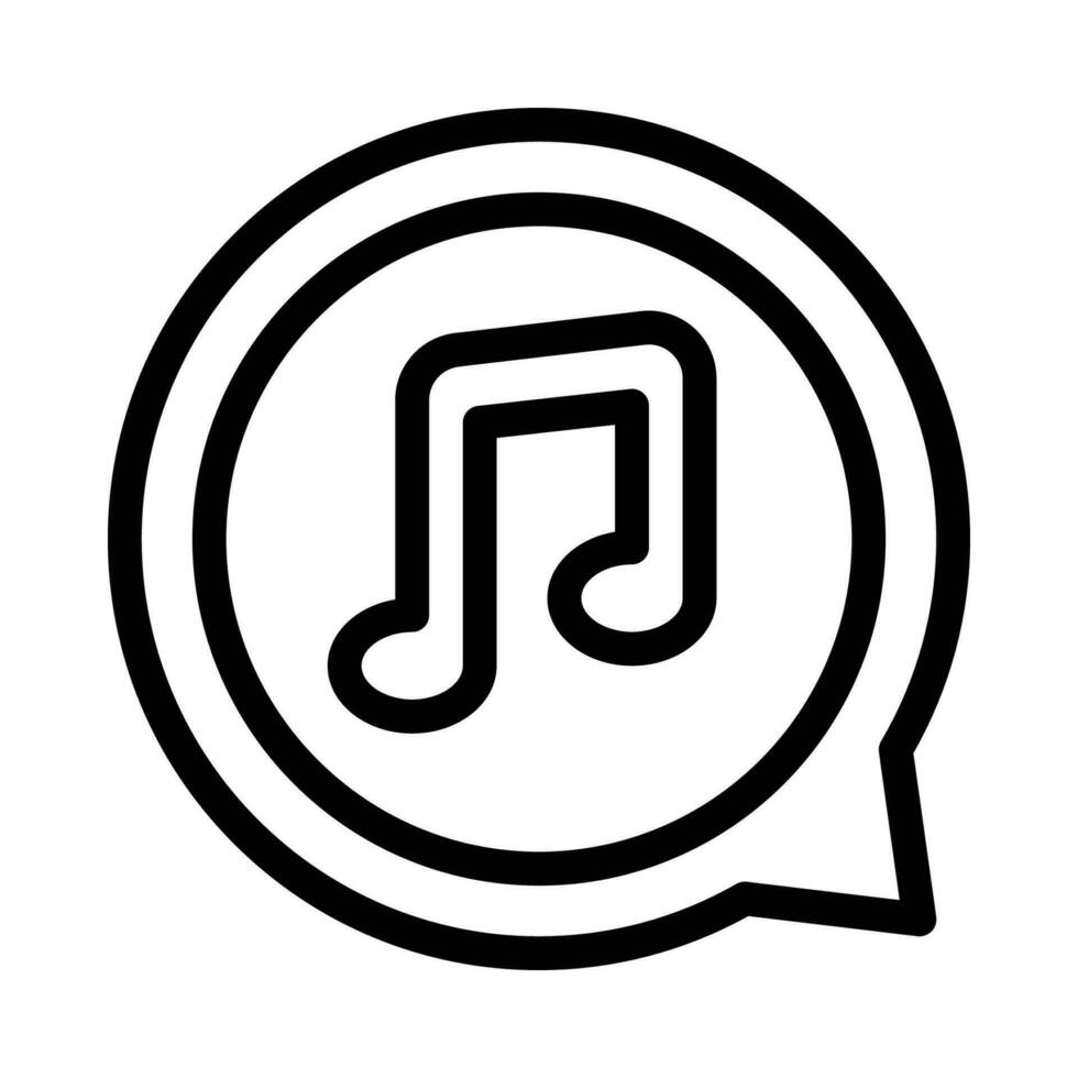 music note vector icon on a white background