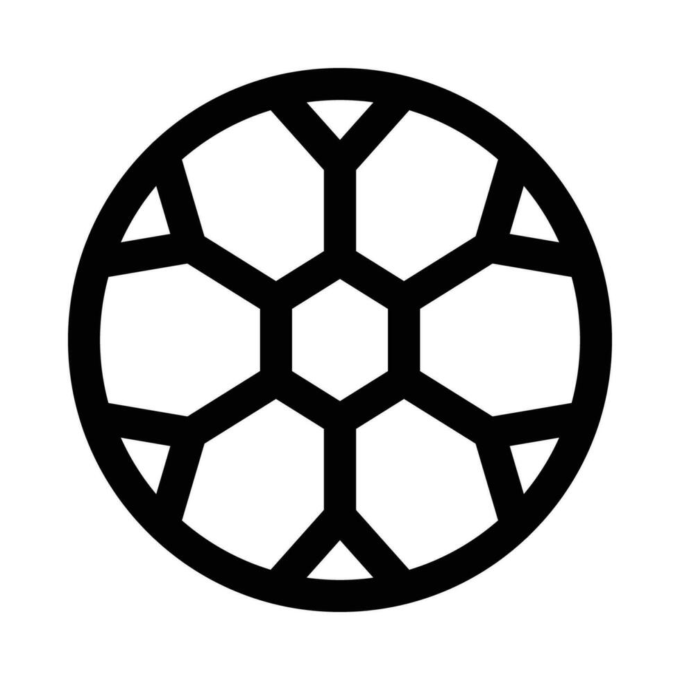 football vector icon on white background