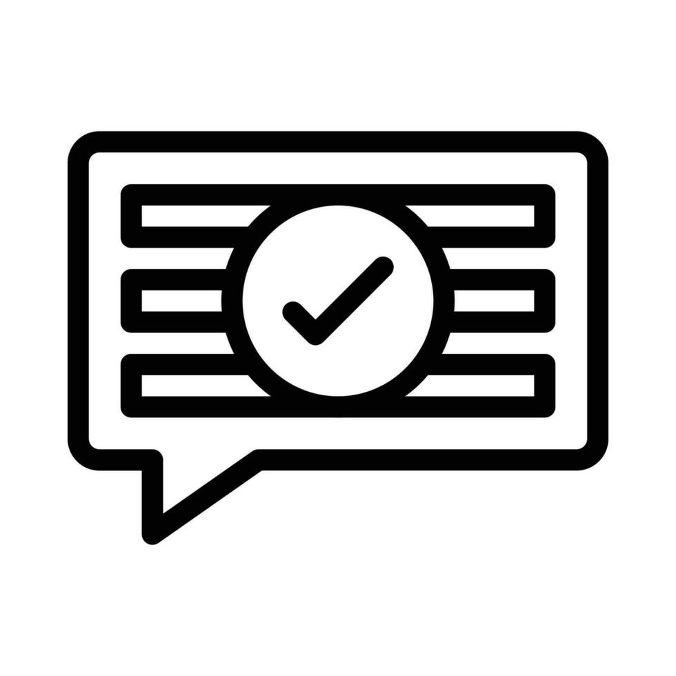 checkmark vector icon on a white background