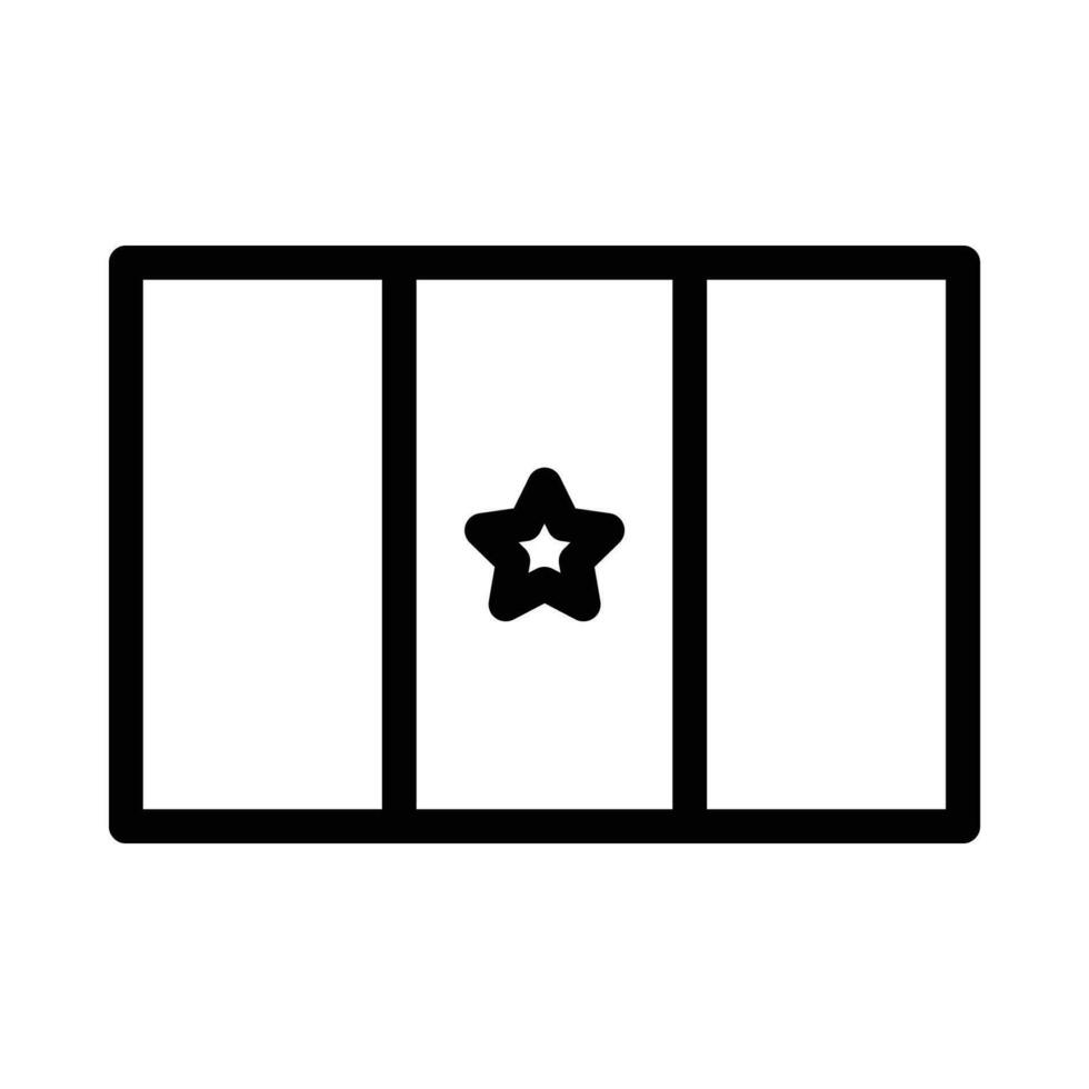 cameroon vector icon on a white background