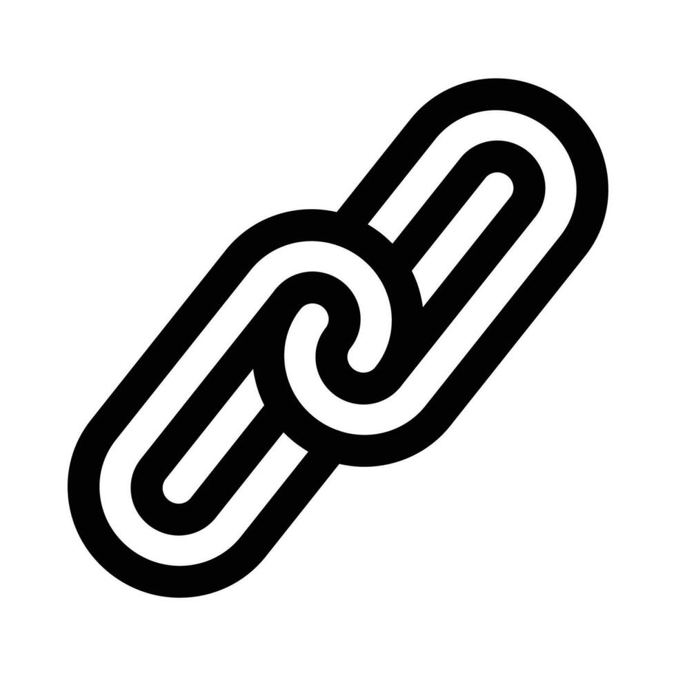 link vector icon on white background
