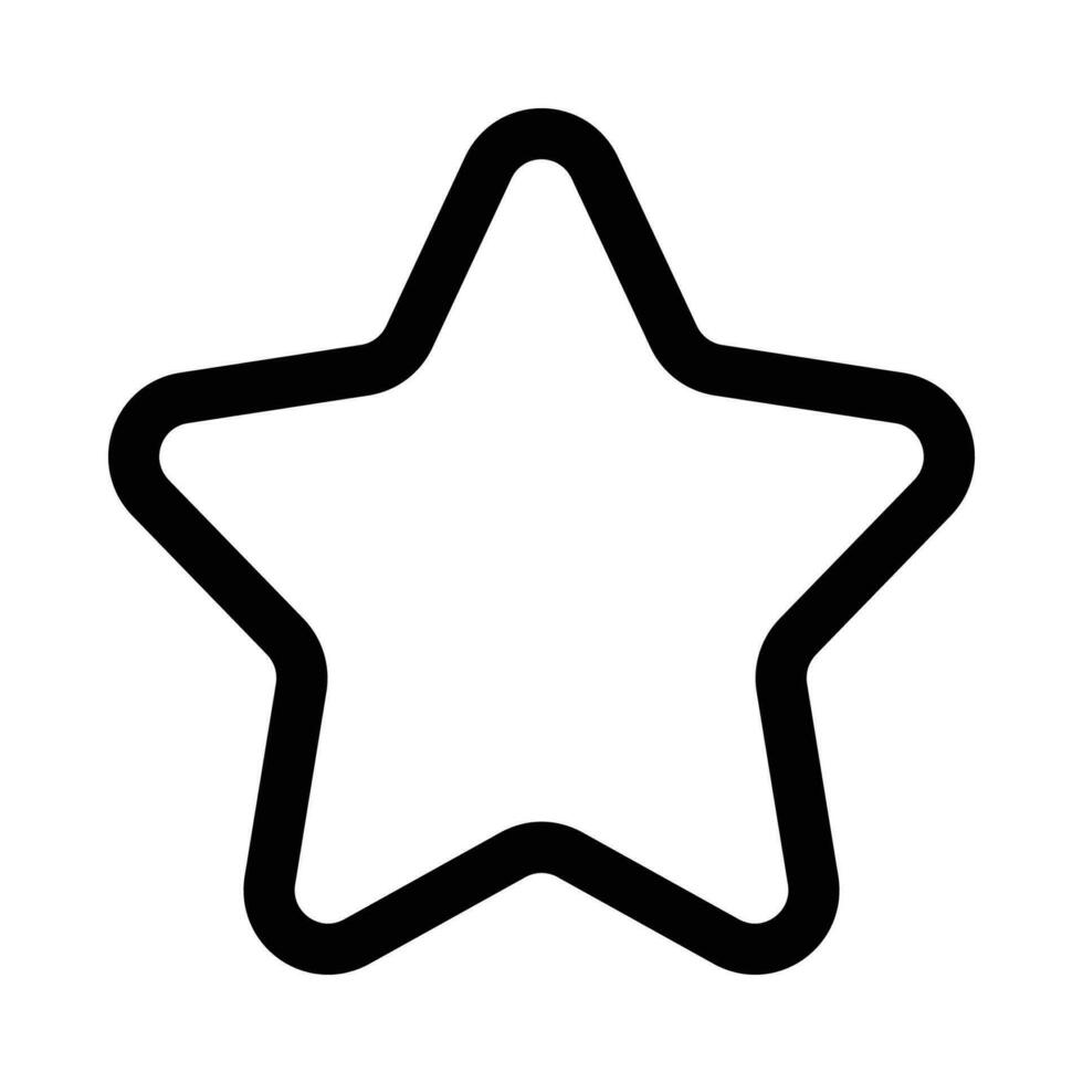 star vector icon on white background