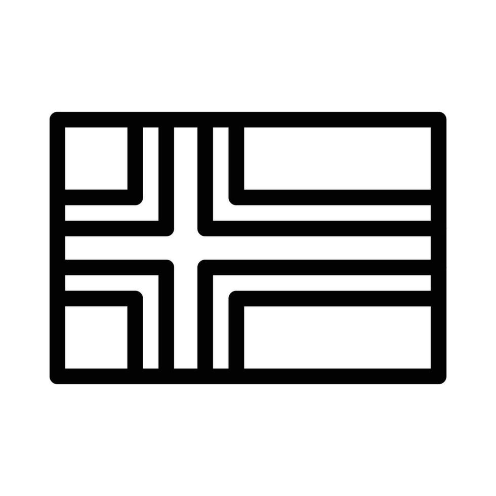 Faroe Islands vector icon on a white background