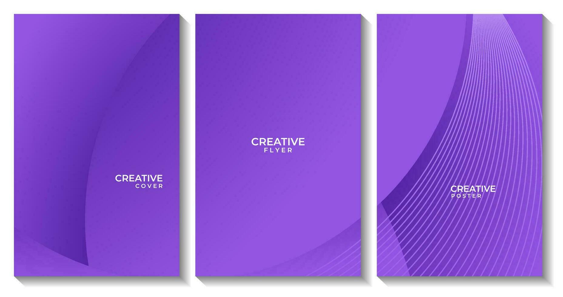 modern cover abstract elegant purple gradient background with lines vector
